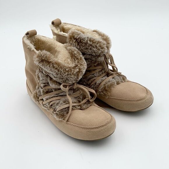Lucky Brand Aresey faux fur lined winter boots size 7 Womans - Picture 1 of 11